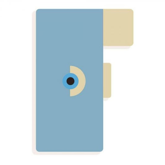 Lettre Animaux graphiques - F