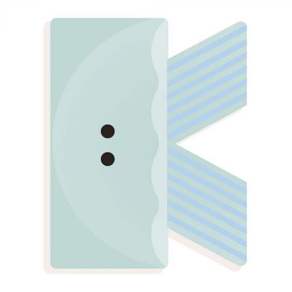 Lettre Animaux graphiques - K
