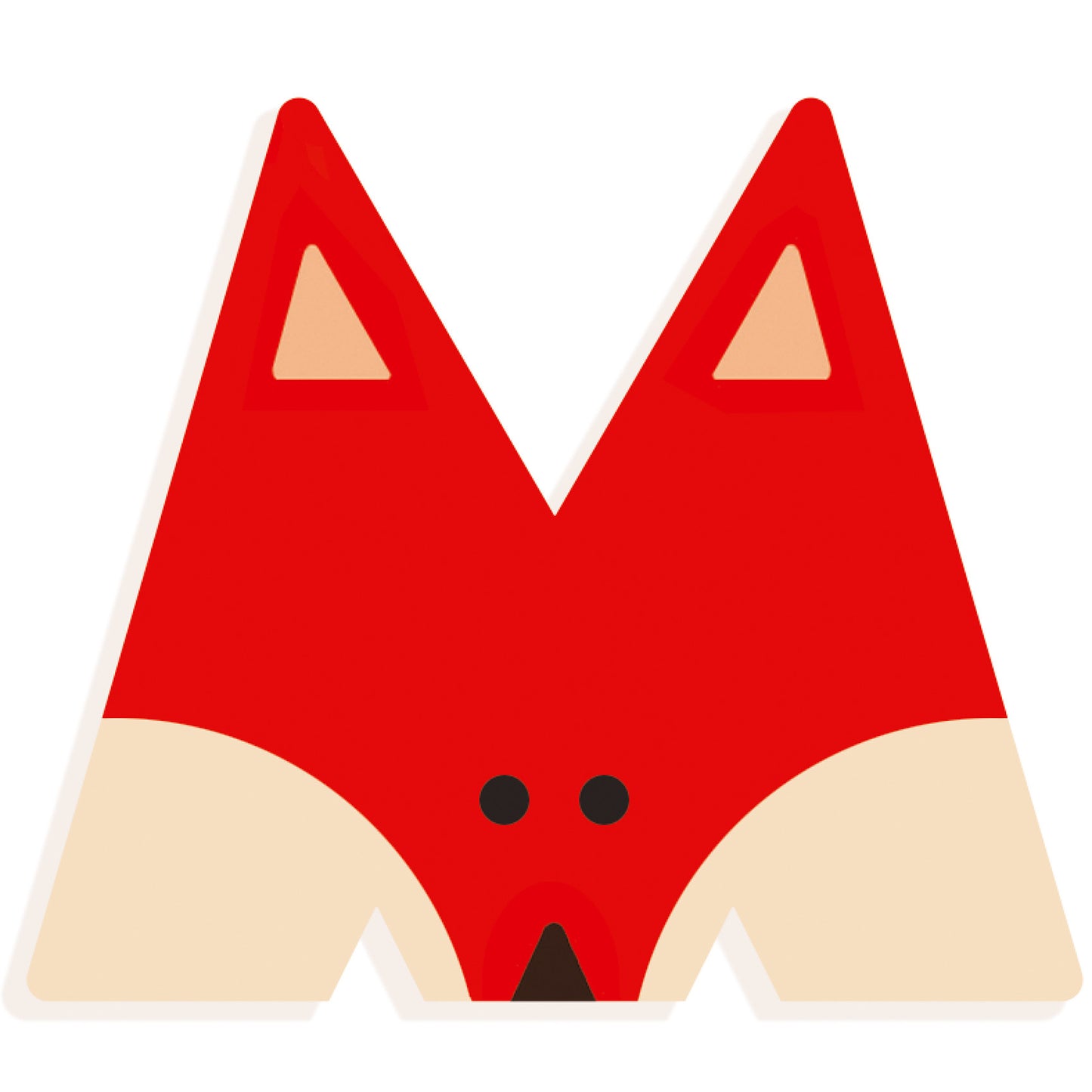 Lettre Animaux graphiques - M