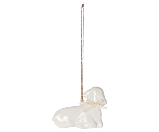 Metal ornament - lamb maileg