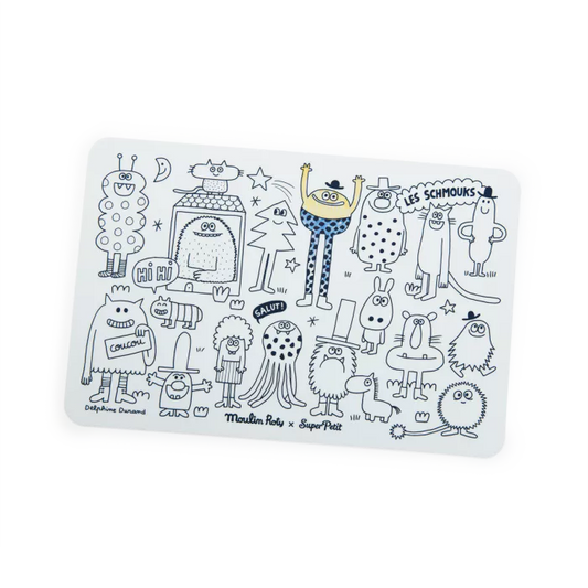 Mini set en silicone à colorier - Les Schmouks