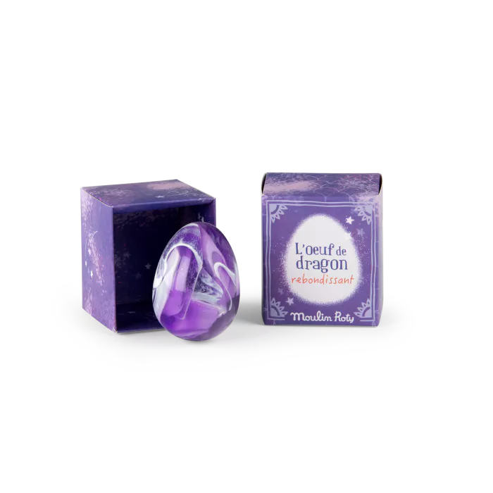 Oeuf de dragon rebondissant Violet - Les petites merveilles