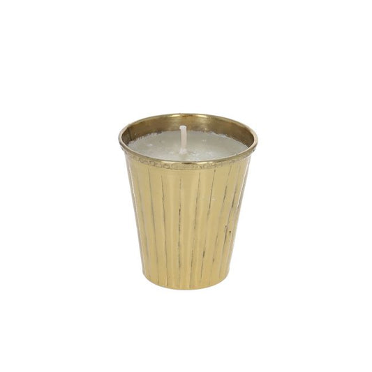 Petite bougie vanille stirée