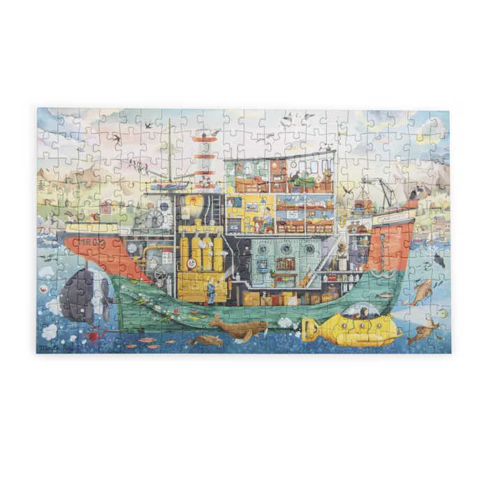 Puzzle Le bâteau (200 pièces) L'explorateur - Le Jardin du Moulin