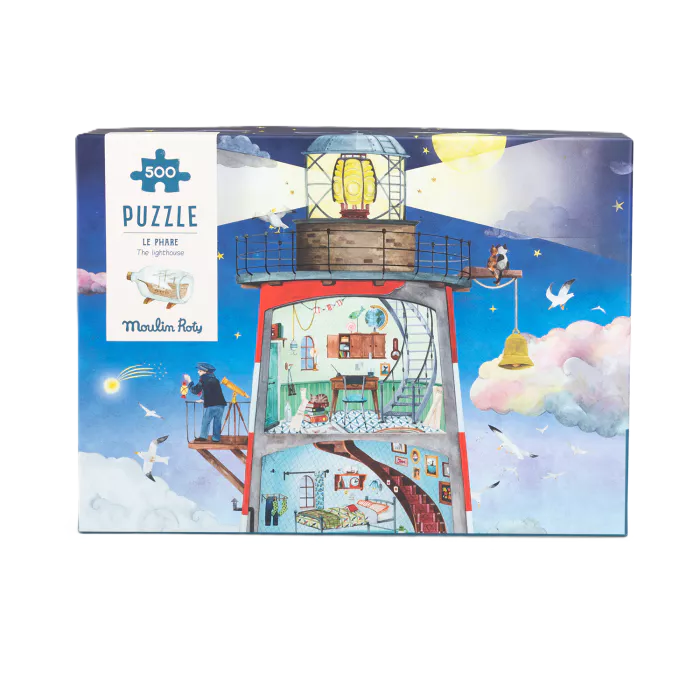 Puzzle Le phare 500 pcs - Le jardin du moulin