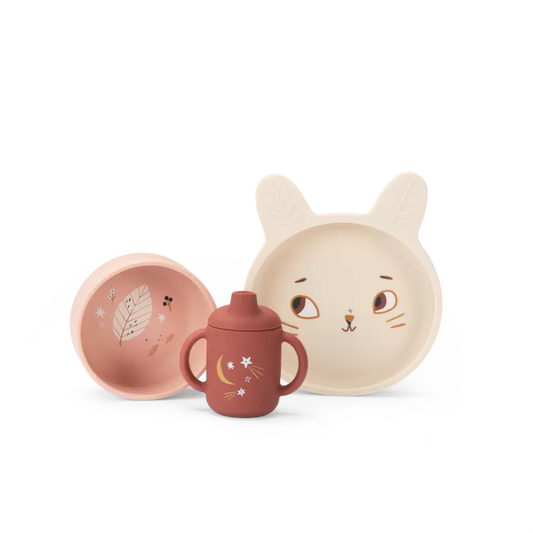 Set vaisselle silicone - Après la pluie