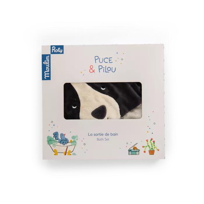 Sortie de bain - Puce et Pilou