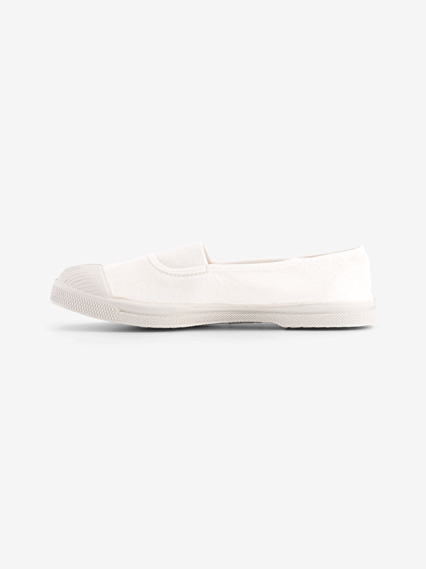 Tennis élastique Blanc