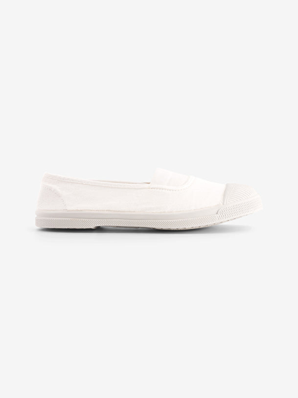 Tennis élastique Blanc