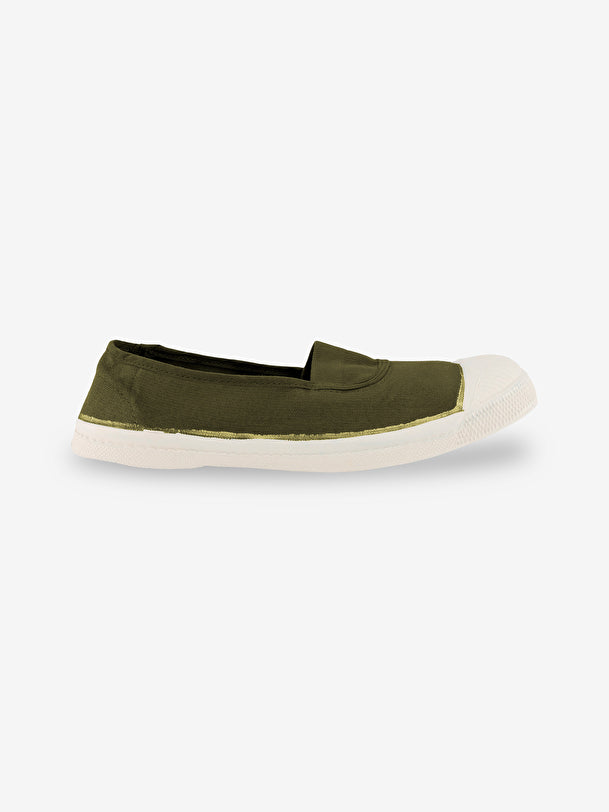 Tennis élastique Kaki