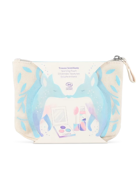 Trousse scintillante Renard bleue