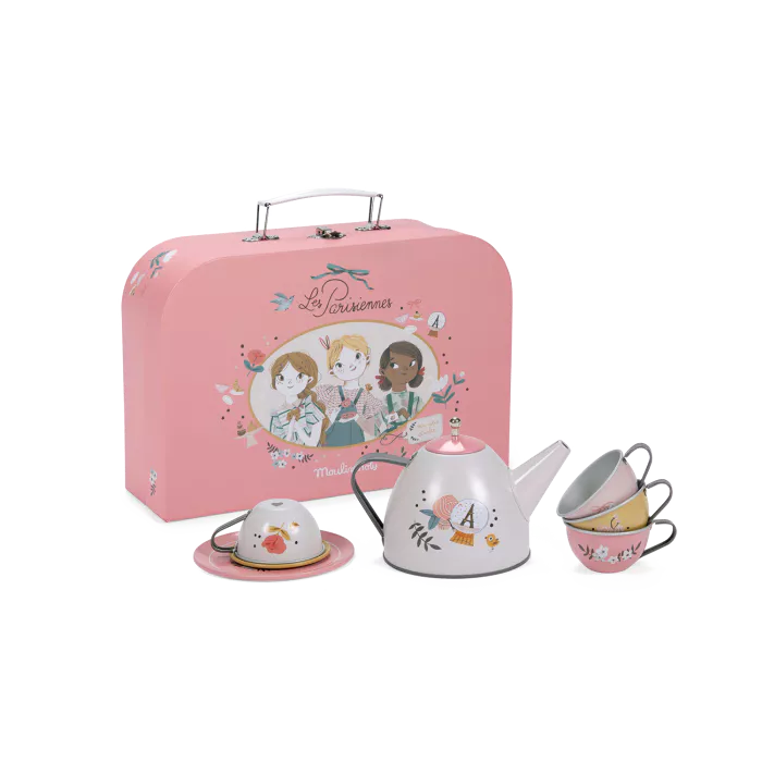 Valise dinette thé métal - Les Parisiennes