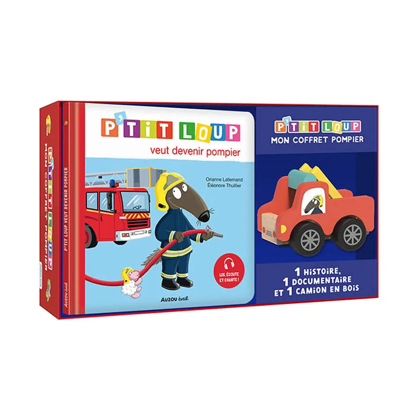 Coffret P'tit Loup veut devenir pompier