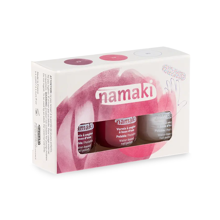 Coffret 3 vernis à ongles - Sorbets fruités