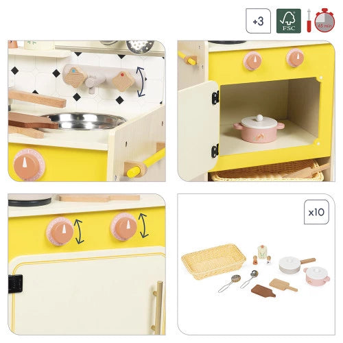 Cuisine en bois Mamie Soleil