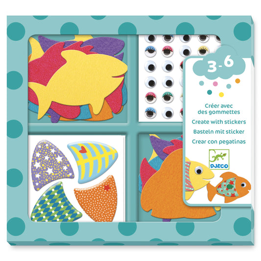 Gommettes et stickers - J'aime les poissons