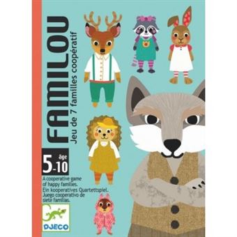 Jeux de cartes - Familou 7 familles coopératif