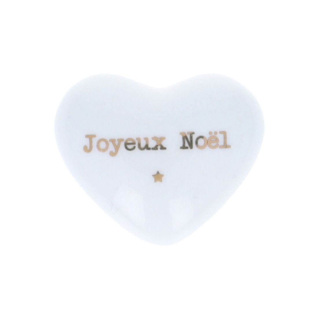 Coeur Joyeux Noel gold