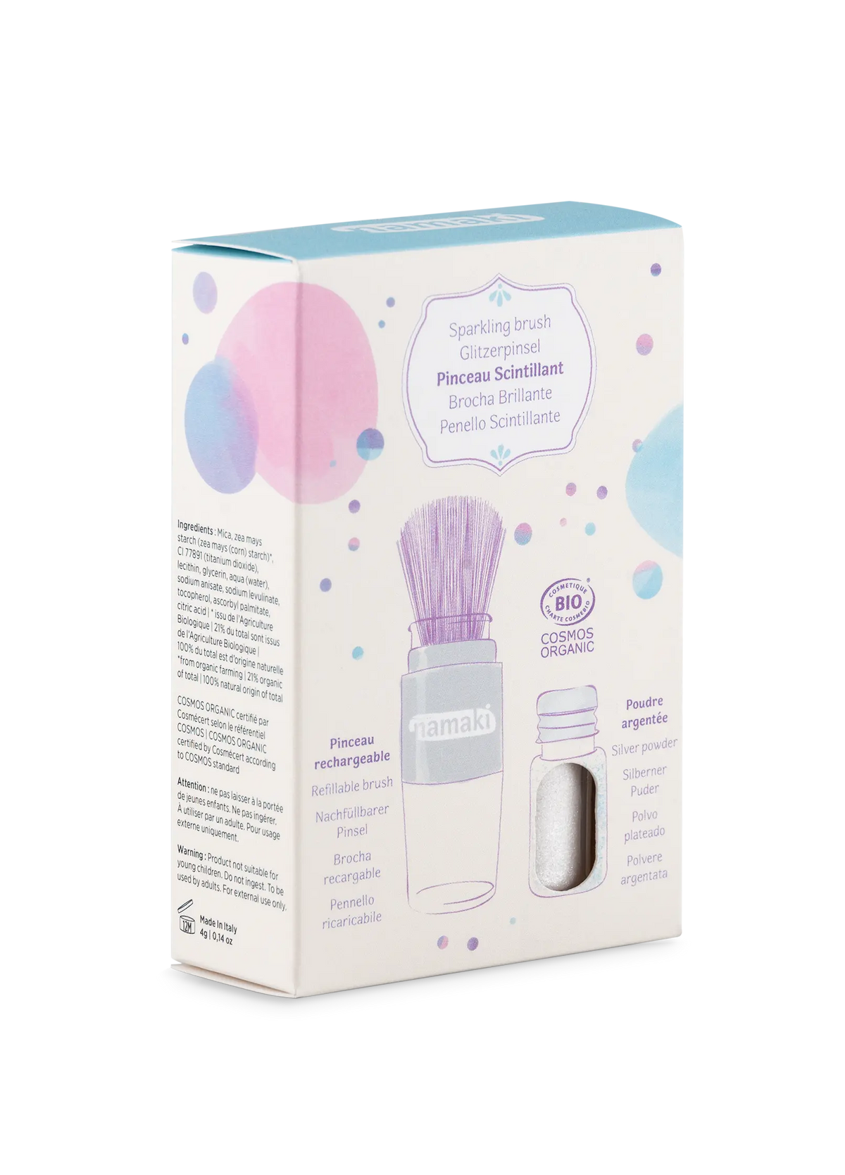 Pinceau scintillant Argent