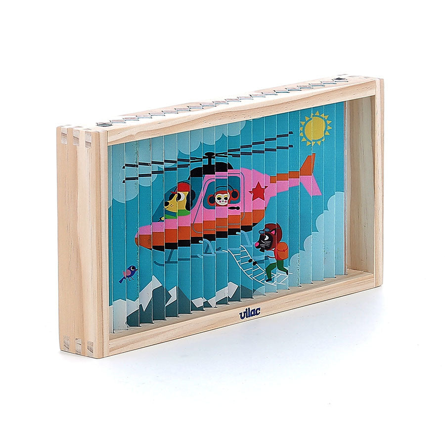 Coffret de 4 puzzles 4D, les transports - Ingela P.Arrhenius