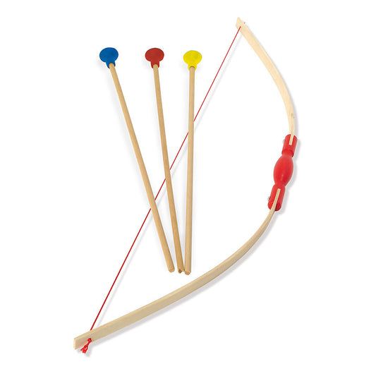 Arc démonté + 3 flèches en boite cible