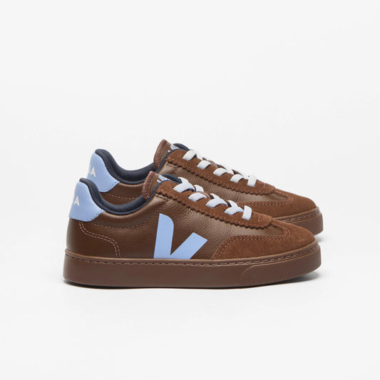VOLLEY ELASTIC LACES LEATHER WALNUT OLYMPE
